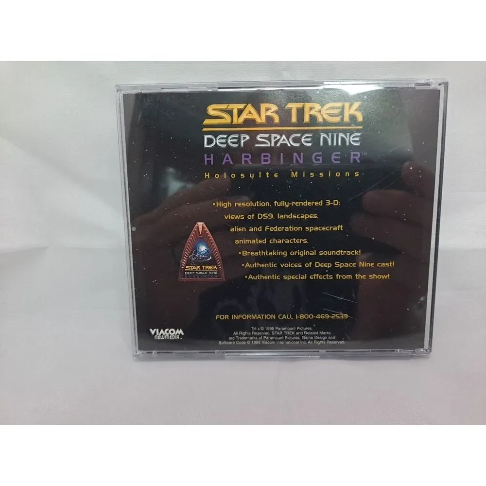 Star Trek: Deep Space Nine/ Pilot- Emissary -Sealed VHS/ CD Rom Game‎ Harbinger